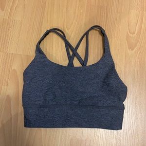 LULULEMON SIZE 4 Long hemmed Sports bra